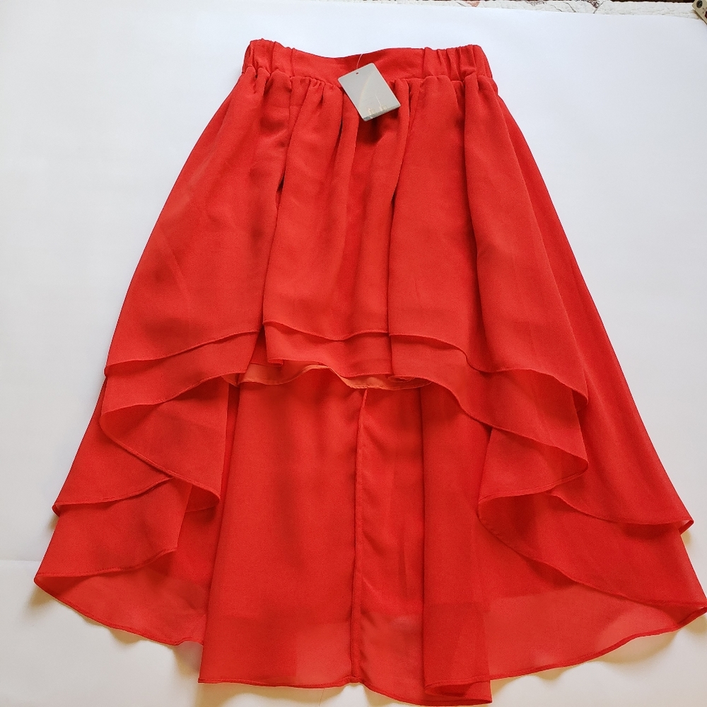 NWT Urban Outfitters high low skirt size XS - Picture 2 of 9